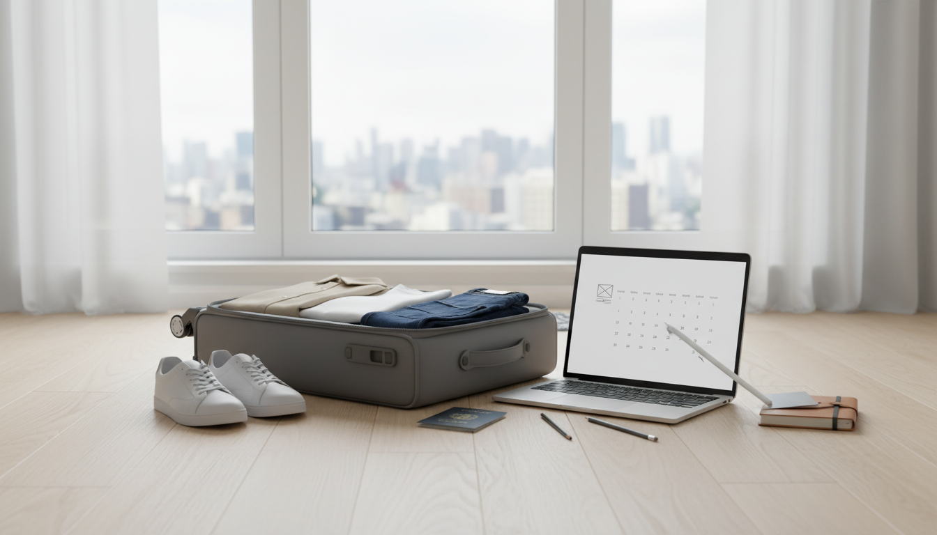 Minimalist Travel Packing Planner: A Light, Calm System